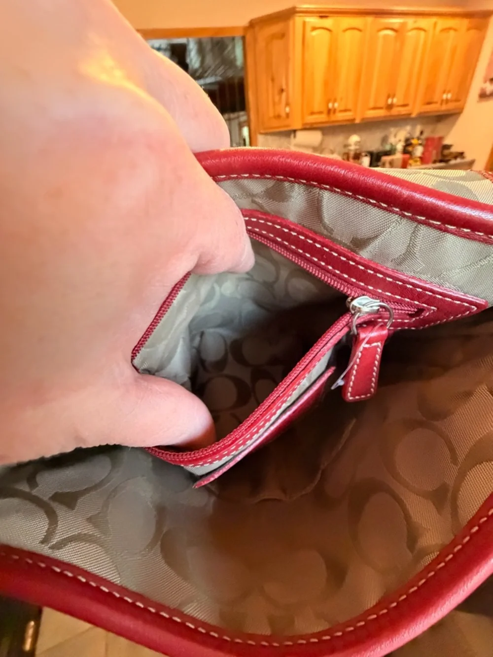 Coach Legacy Vintage Red Leather Saddle Studio Flap Crossbody Bag 9335 - Picture 13 of 14